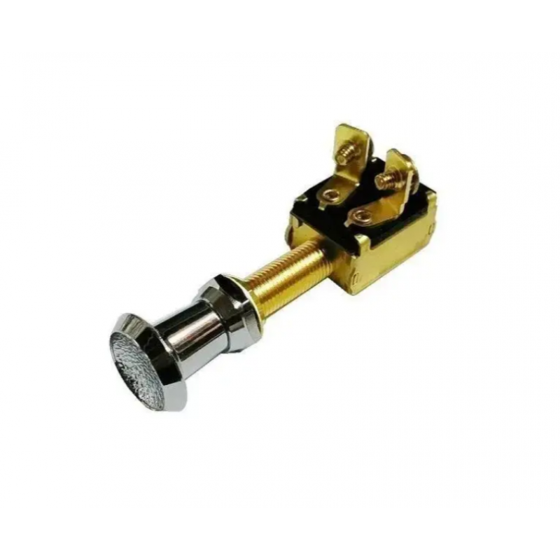 "Horn Starter Button, Push Pull On/Off, 2 Positions, 12V, 20A, "" 9.5mm, L78mm" Switches