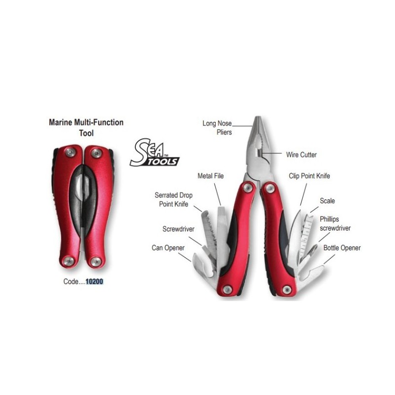 Marine Multi-Function Tool, Red Cleaning & Maintenance