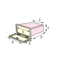 Kutija za VHF ili opću namjenu, s vratašcima Zaštitna kučišta za VHF uređaje