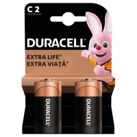 Duracell Basic C Batteries K2 (2 pcs) Alkaline Batteries