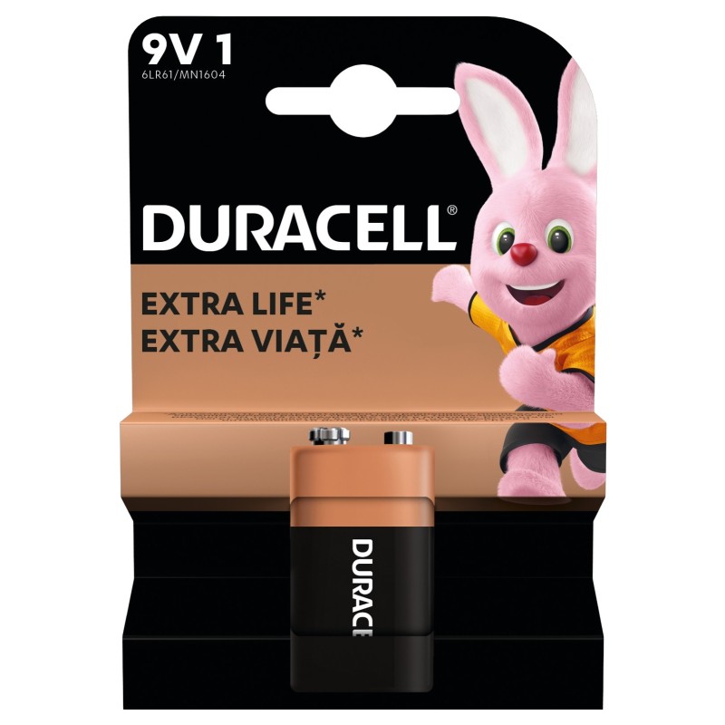 Duracell Basic 9V baterija (1 kom) Alkalne baterije
