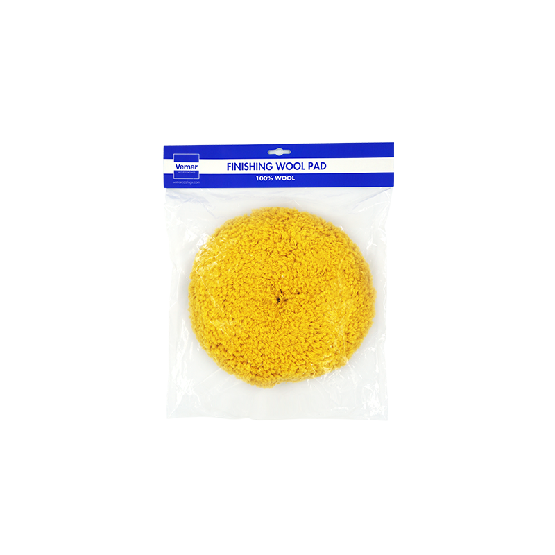 Vemar Finishing Wool Pad, Yellow Polishing and Waxing products