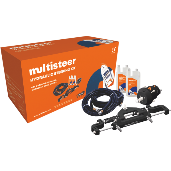 Multiflex Multisteer hydraulic steering kit up to 115 HP Hydraulic Steering System