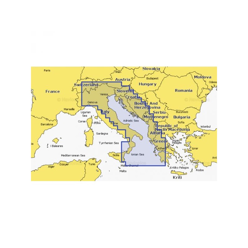 Navionics+Regular (Adriatic sea) Cruising Charts