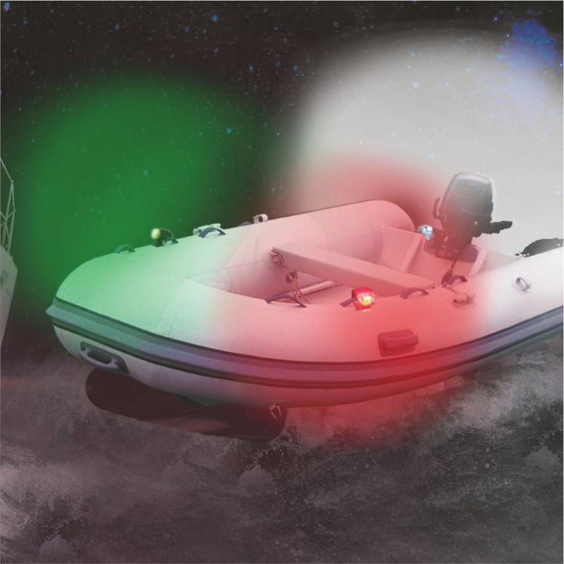 LALIZAS FLEXY EMERGENCY NavLights, Set of 3pcs LED Navigation Lights
