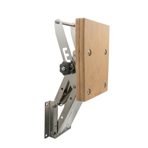 Outboard Bracket, Adjustable, with Plywood Pad, Inox 316, for Engines up to 40kg/20HP Motor Brackets