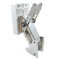 Outboard Bracket, Adjustable, with Plastic Pad, Inox 316, for Engines up to 40kg/20HP Motor Brackets