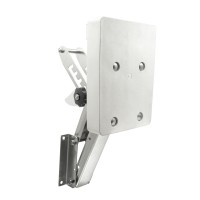Outboard Bracket, Adjustable, with Plastic Pad, Inox 316, for Engines up to 35kg/15HP Motor Brackets