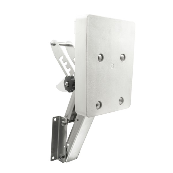 Outboard Bracket, Adjustable, with Plastic Pad, Inox 316, for Engines up to 35kg/15HP Motor Brackets