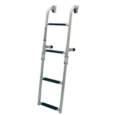 Folding ladder for transom, 1+2 steps, 250x620mm Boarding Ladders