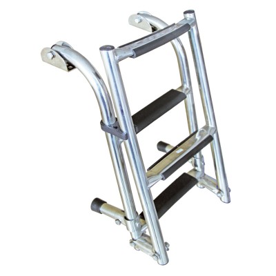 Folding ladder for transom, 1+2 steps, 250x620mm Boarding Ladders