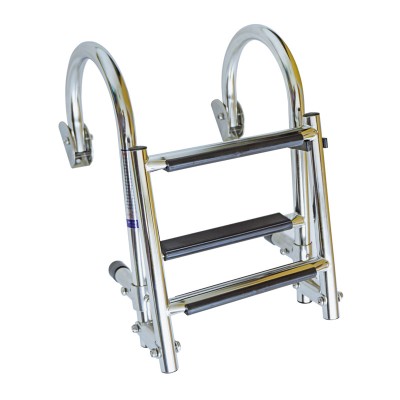 Folding Ladder for Gunwale, Inox 316, 250x730, 1+2 steps Boarding Ladders