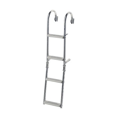 Ljestve preklopne, 2+2 gazišta, Inox316, 180º Brodske ljestve