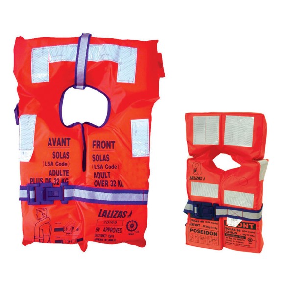 LALIZAS Lifejacket Poseidon, SOLAS '98, Child, w/o Light Pojasevi za spašavanje