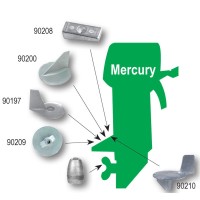 Cink protektori za vanbrodske Mercury motore Cinkovi za motore