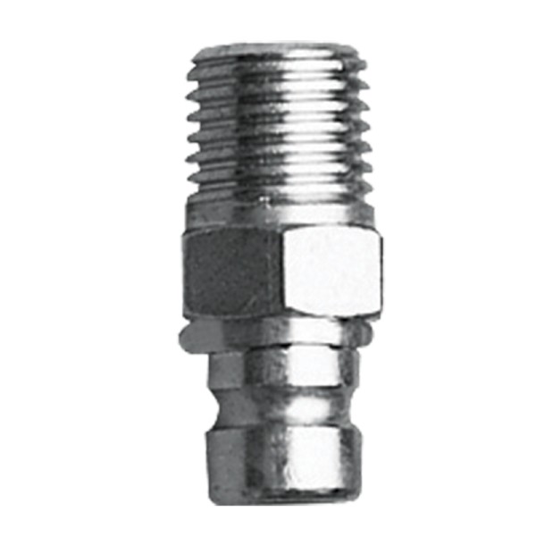 Fuel Line Tank male Connector with 1/4, NPT less than 60 CV, Chromed Brass" FuelConncectors