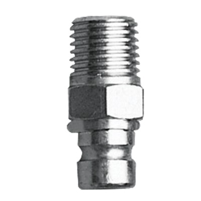 Fuel Line Tank male Connector with 1/4, NPT less than 60 CV, Chromed Brass" FuelConncectors