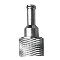 Fuel Line Tank Female Connector with 8mm Barb, Chromed Brass FuelConncectors