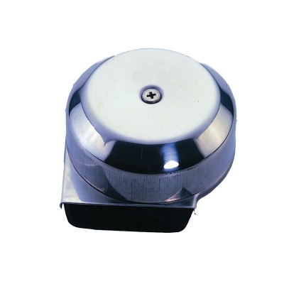Stainless steel electromagnetic horn 12V 3.5A, 110 dB, 370 Hz, compact, 76 × 90.8 mm Boat Horns