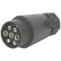 Trailer Plug Male, 7 pin, for 11887 plug Trailer Spare Parts