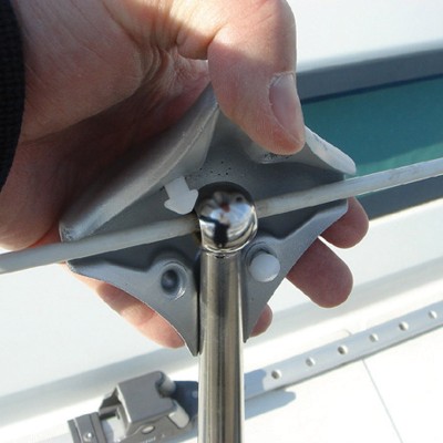 STANCHION Cover, Clip-on Rails Hardware