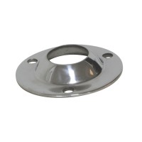 Round Base 90°, AISI 316, Base Ø54mm Rails Hardware