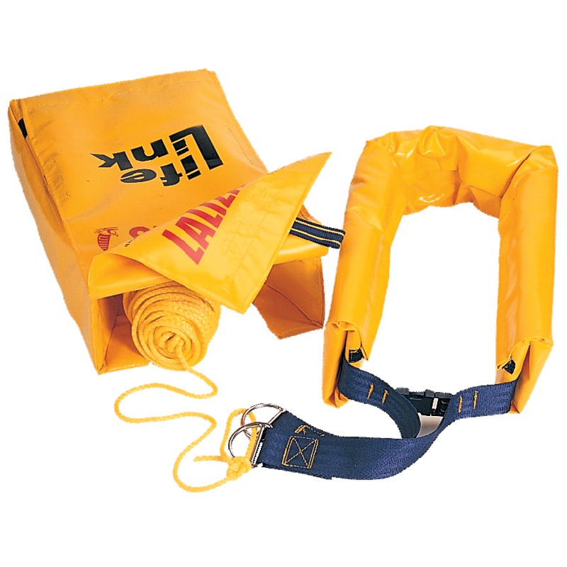 LALIZAS LifeLink MOB Rescue Sling, Yellow LifeLink Throwing Line (rope)