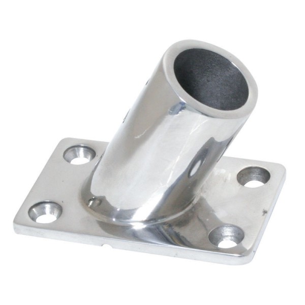Rectangular Base 60°, Casted, AISI 316 Rails Hardware