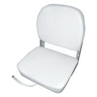Folding Chair, White Pilot Seats & Pedestals