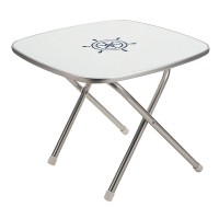 Aluminijski stol s melaminskom pločom 61x61cm Sklopivi stolovi i sjedalice