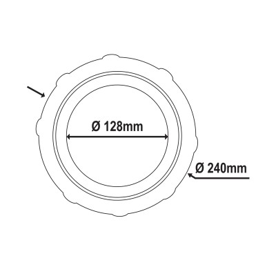 LALIZAS Storage Bottle for Distress Signals/Pyrotechnics 12L,Yellow Pyrotechnics