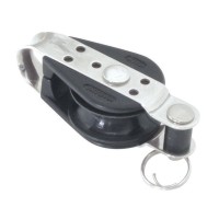 Koloturnik jednostruki DELRIN, s osiguračem Koloturnici za uže 8mm, kotačić D28mm