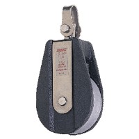 Jednostruki koloturnik s vrtuljkom sa škopcem s osiguračem, za uže Ø 10mm Koloturnici za uže 10mm