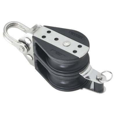 Dvostruki koloturnik sa škopcem i vilicom s osiguračem Koloturnici za uže 10mm, kotačić D38mm