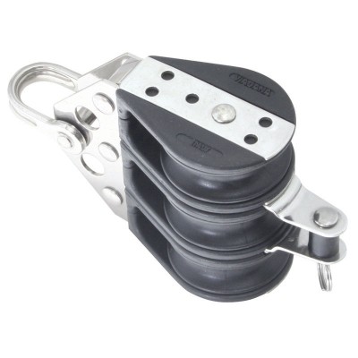 Trostruki koloturnik sa škopcem i vilicom s osiguračem Koloturnici za uže 10mm, kotačić D38mm