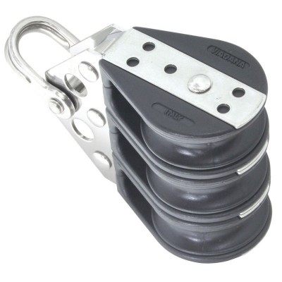 Trostruki koloturnik sa škopcem Koloturnici za uže 10mm, kotačić D38mm