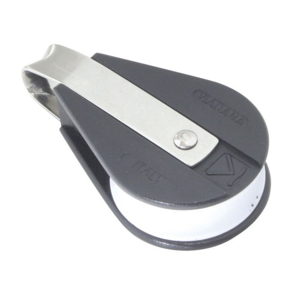 Single Ball Bearing Block Blocks for rope diam 10mm, ball bearing diam D45mm