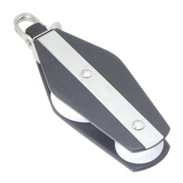 Fiddle Ball Bearing Block & Universal 3-Way Head Blocks for rope diam 10mm, ball bearing diam D45mm