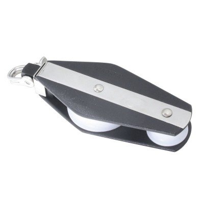 Fiddle Ball Bearing Block Blocks for rope diam 12mm, ball bearing diam D57mm