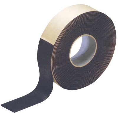 Vinyl Foam Thermal & Sound Insulating Tape, Black General use tapes