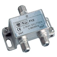 Two Way Splitter, for 99643 & 99645 Antenna Connectors and Coaxial Cables