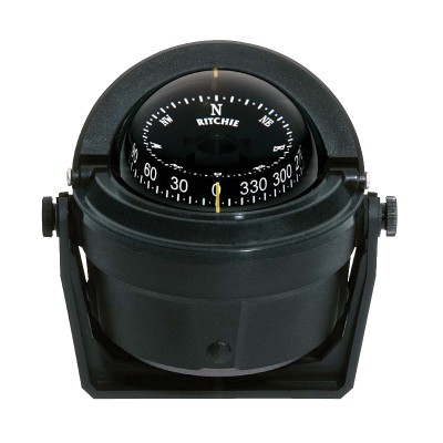 Compass Voyager B-81, SOLAS/MED, w/bracket mount, Black Compasses