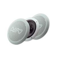 Two-way Speakers, 100W, 6 1/2, Non-magnetic, with Clip-on Cover, White, Set Marine electronics and navigation