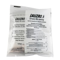 LALIZAS Emergency liferaft drinking water 4x125ml Liferaft Accessories
