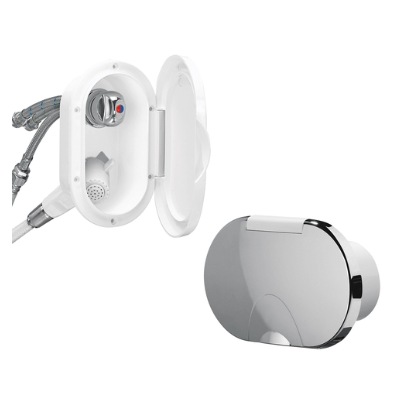 Kućište s ručicom tuša, slavinom i poklopcem Tuševi i dodaci