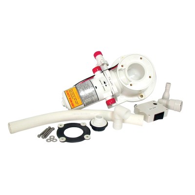 Pumpa za električni zahod s postoljem,12V, TMC Dijelovi i pumpe za popravak brodskih zahoda