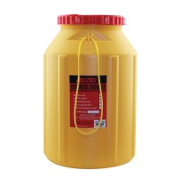 LALIZAS Storage Bottle for Distress Signals/Pyrotechnics 12L,Yellow Pyrotechnics