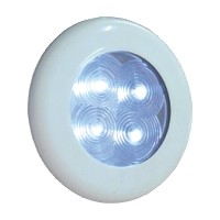 Svjetlo LED D75mm, 12V/24W (1W) vodootporno, ugradbeno, bijelo/krom kučište Led rasvjeta