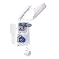 Case for Electric Power Shore Center, White Power Shore Plugs & Sockets