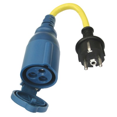 Kabel adapter - utikač/ utičnica, 16A, 250V Utičnice i utikači